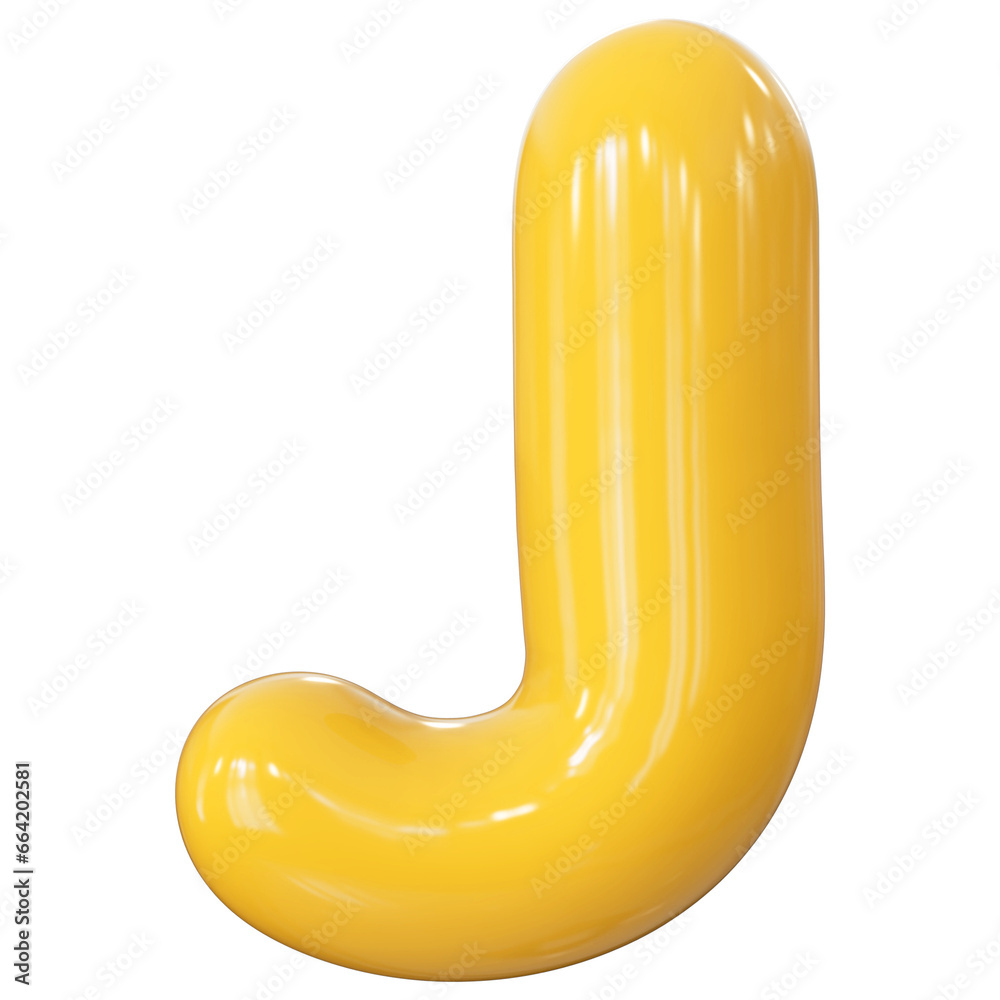 Yellow Letter J Font Bubble Yellow Letter J Font Bubble