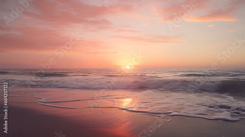 sunset on the beach | generative ai