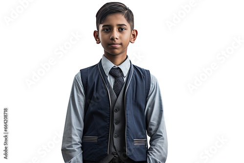 Young indian boy in formal clothes photo