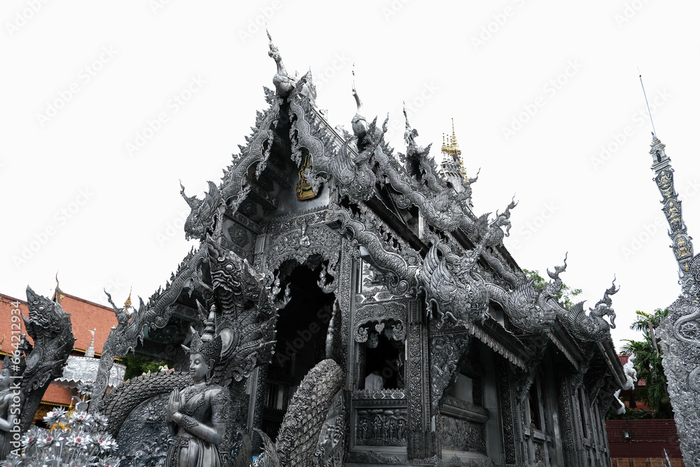 World’s First Silver Sanctuary, located at Wat Sri Suphan, Chiang Mai, Thailand.