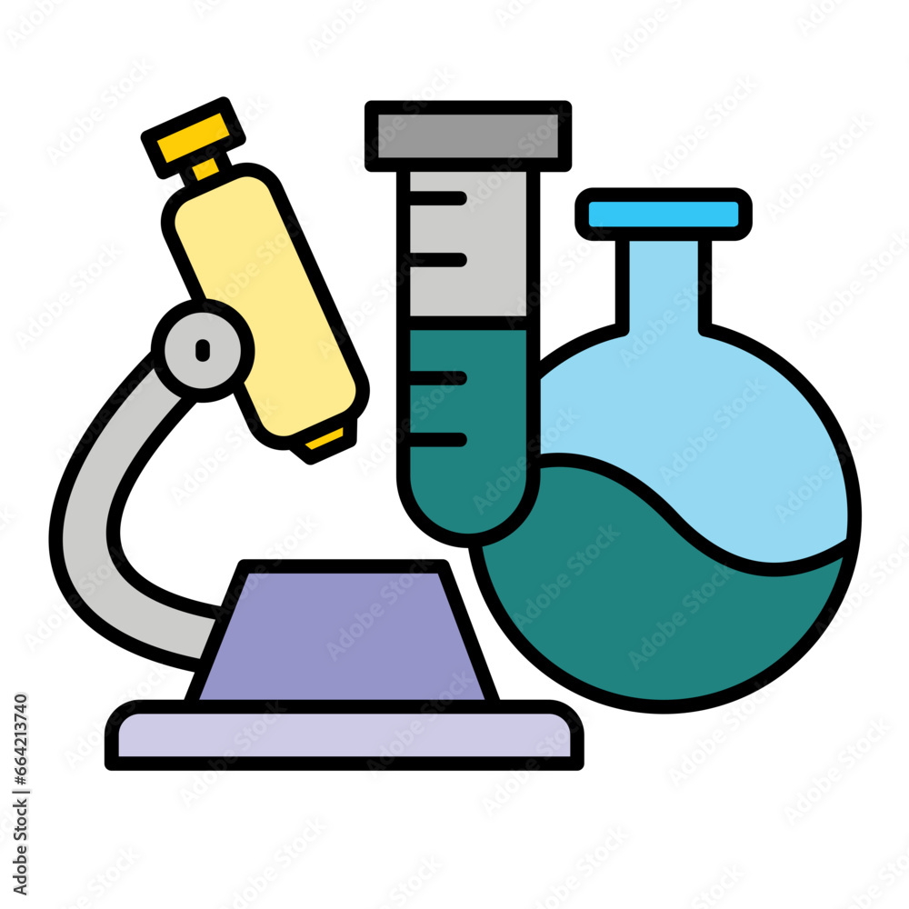 Lab Equipment Icon Lab Equipment Icon