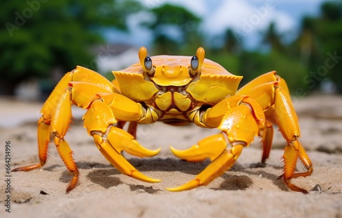 Yellow land crab. © Ahasanara