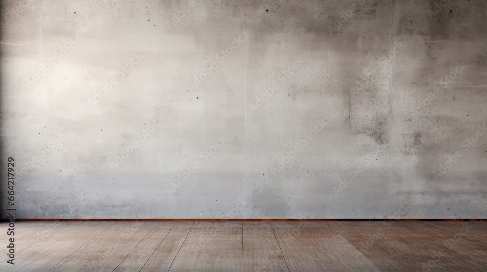A seamless blend of a textured concrete wall and floor creates a harmonious backdrop A seamless blend of a textured concrete wall and floor creates a harmonious backdrop
