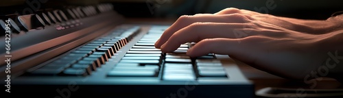 Person Using Computer Keyboard photo