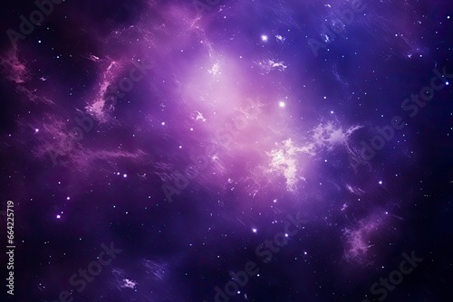 Purple Galaxy space stars in Outer Space. © Ahasanara