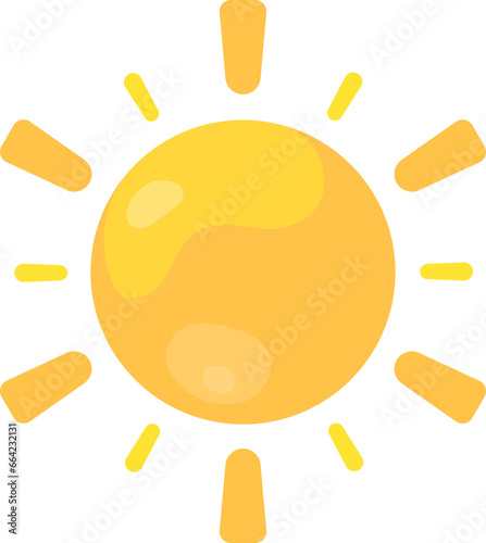 Sun weather icon