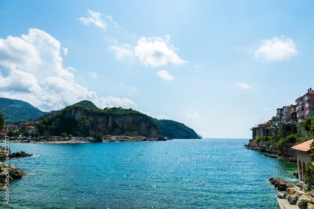 Amasta, beautiful Black Sea town, landscape in Turkey. Amasta, beautiful Black Sea town, landscape in Turkey.