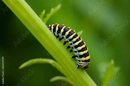 Caterpillar dovetail butterfly.