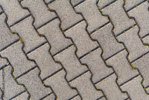 Concrete paving stones as a background.