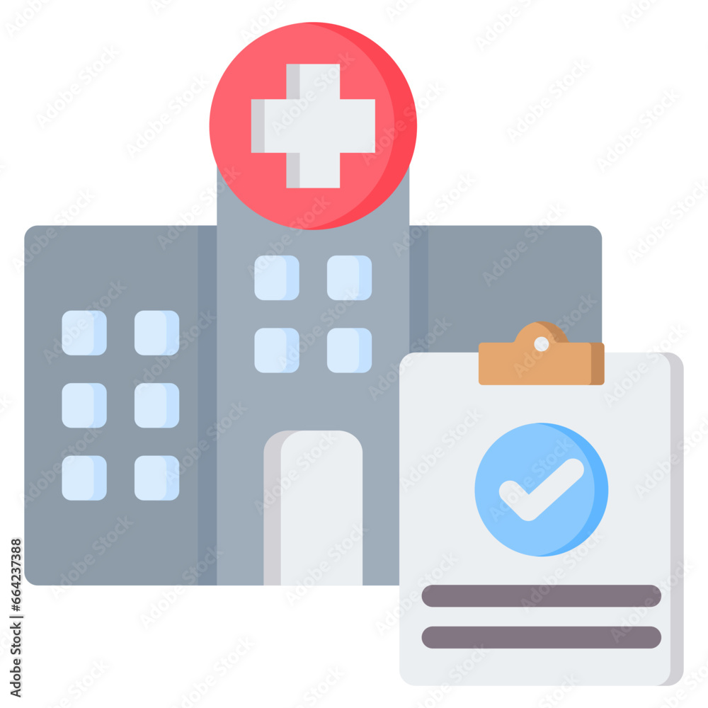 Fototapeta premium Study Site Flat Icon