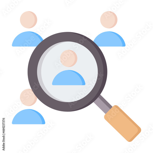 Sample Size Flat Icon