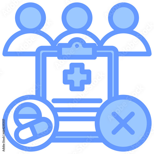 Study Termination Blue Icon