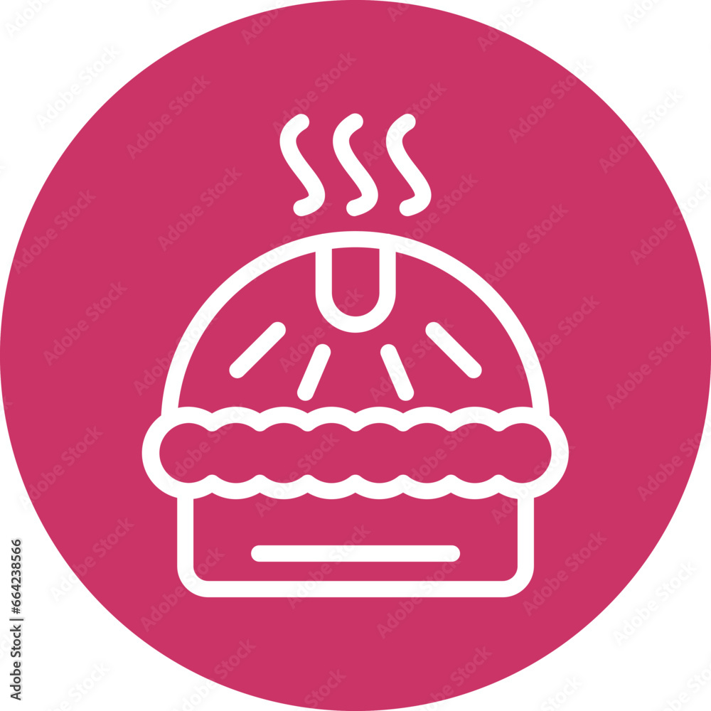 Vector Design Apple Pie Icon Style Vector Design Apple Pie Icon Style