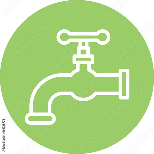 Vector Design Faucet Icon Style