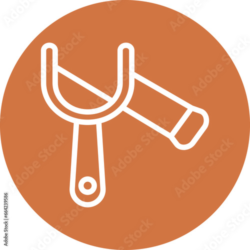 Vector Design Slingshot Icon Style