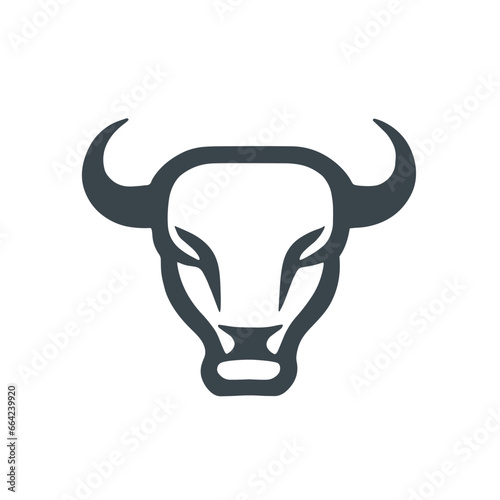The bull symbolizes art design stock illustration. A symbol of virility  sovereignty  and wealth  