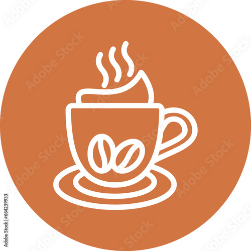 Vector Design Cappuccino Icon Style