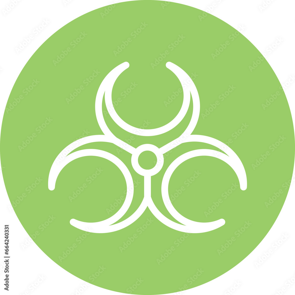 Vector Design Biohazard Icon Style Vector Design Biohazard Icon Style