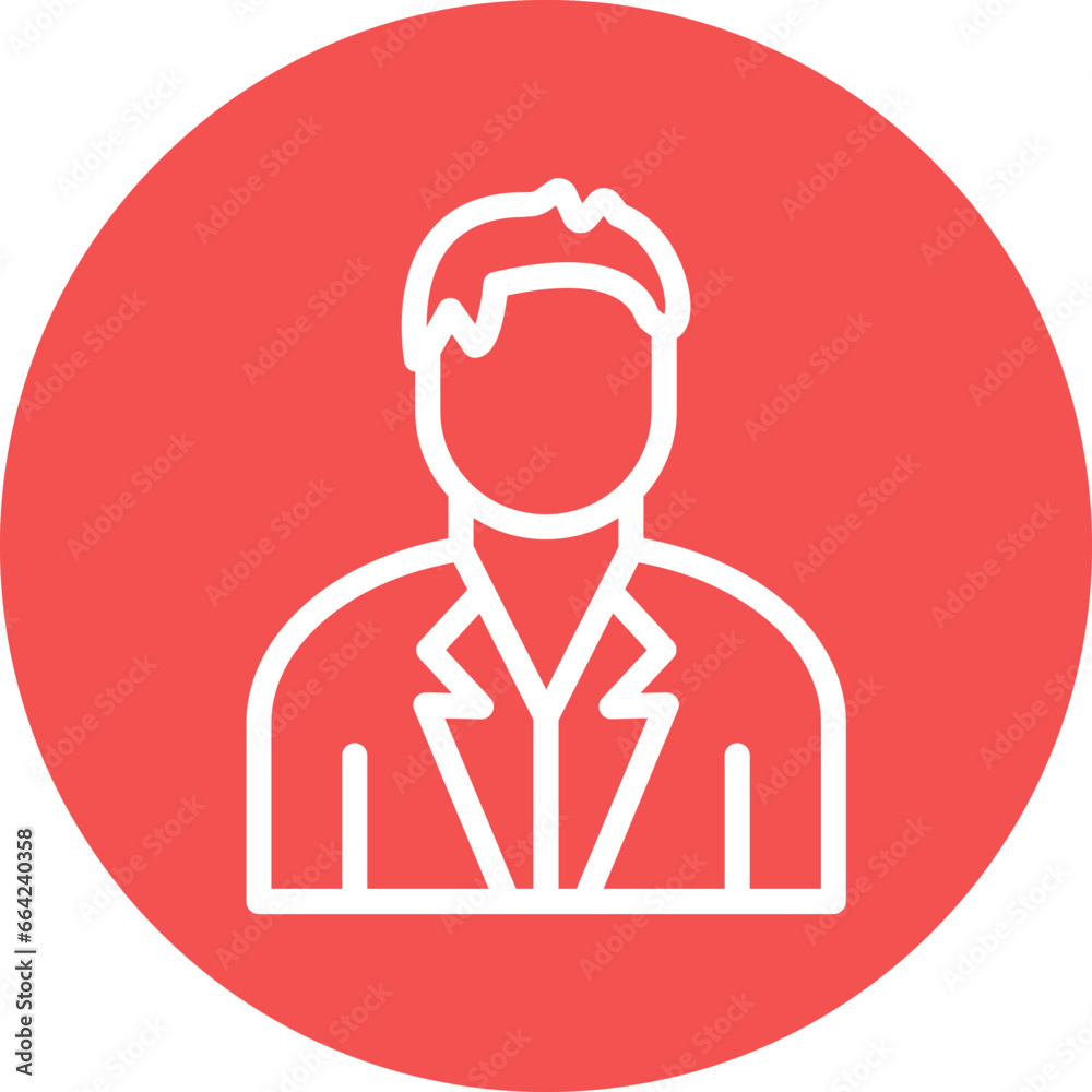 Vector Design Scientist Icon Style Vector Design Scientist Icon Style