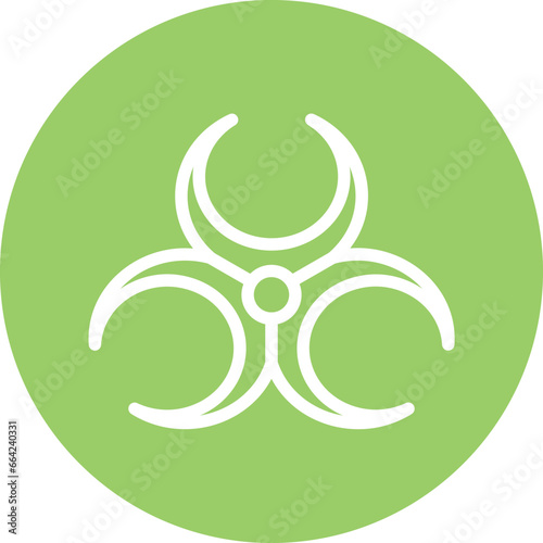 Vector Design Biohazard Icon Style