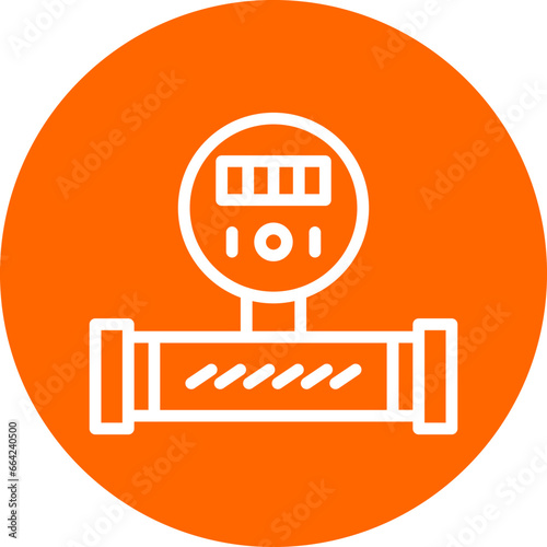 Vector Design Water Meter Icon Style