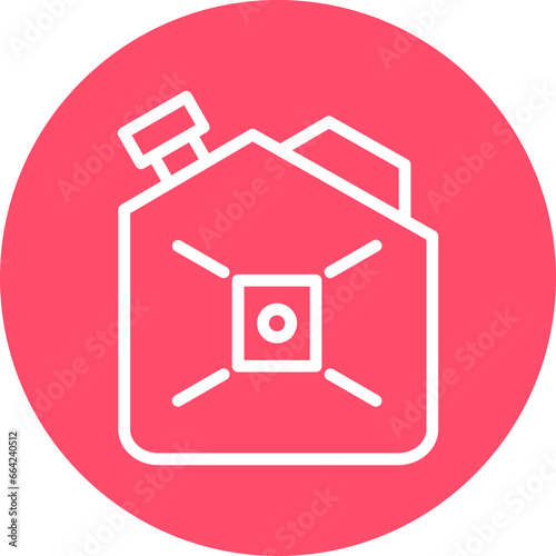 Vector Design Jerrycan Icon Style