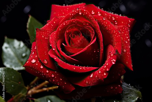 Red rose for Valentine s Day.