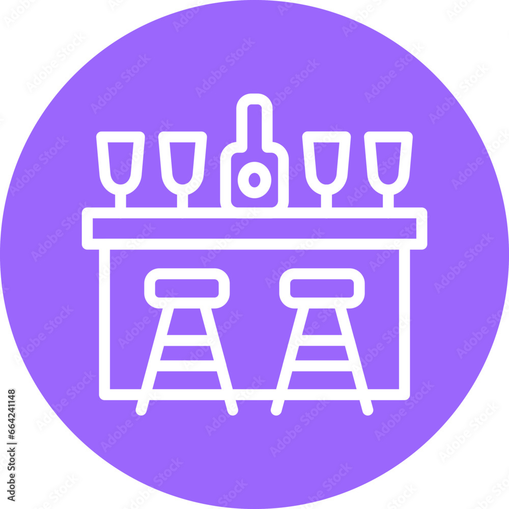 Vector Design Bar Icon Style Vector Design Bar Icon Style