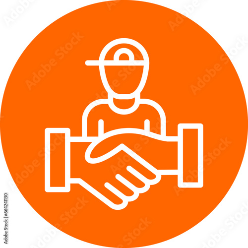 Vector Design Adoption Icon Style