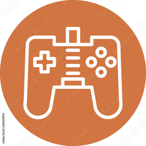 Vector Design Gamepad Icon Style