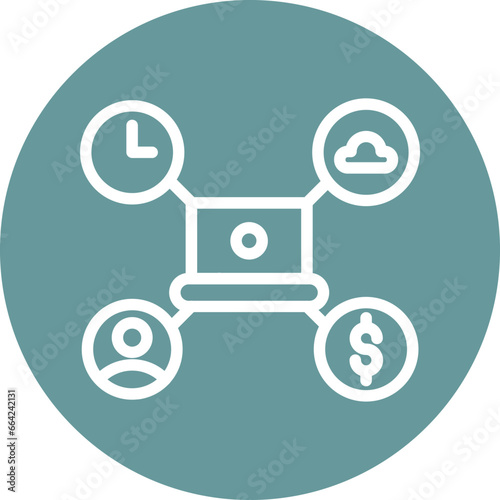 Vector Design Gig Economy Icon Style