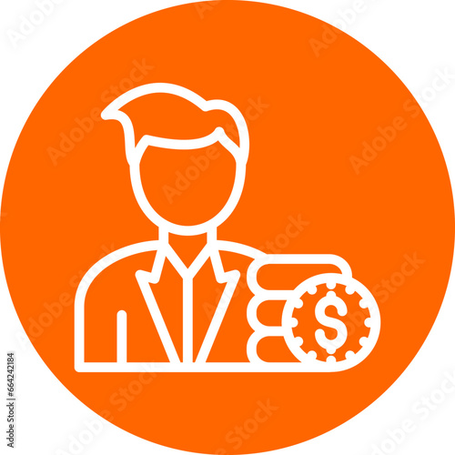 Vector Design Broker Dealer Icon Style