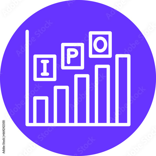 Vector Design IPO Icon Style