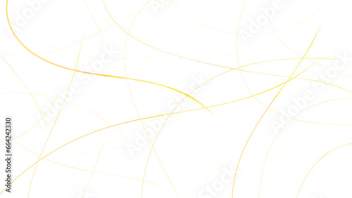 Abstract background with random golden scribble lines