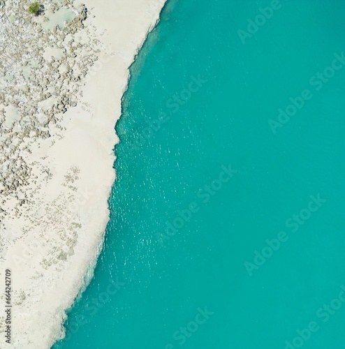 Aerial view of Willie Creek in Broome, Australia