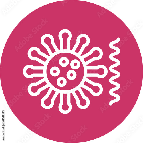 Vector Design Bacteria And Virus Icon Style