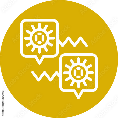 Vector Design Bioethics Debate Icon Style