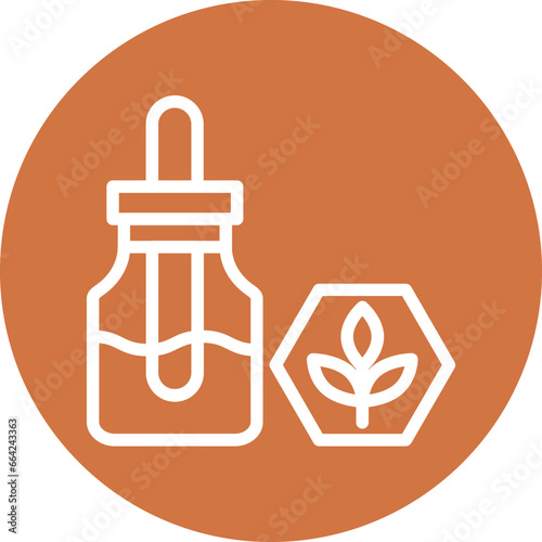 Vector Design Cbd Oil Icon Style