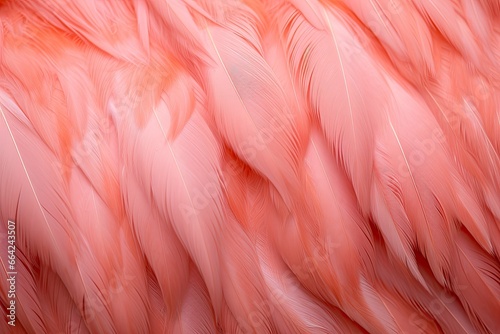 Flamingo Feather background.