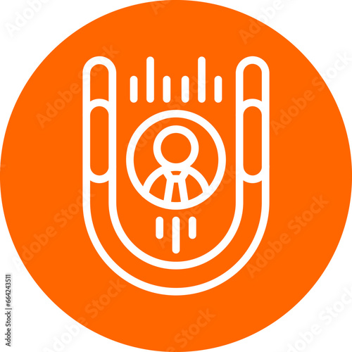 Vector Design Candidate Attraction Icon Style