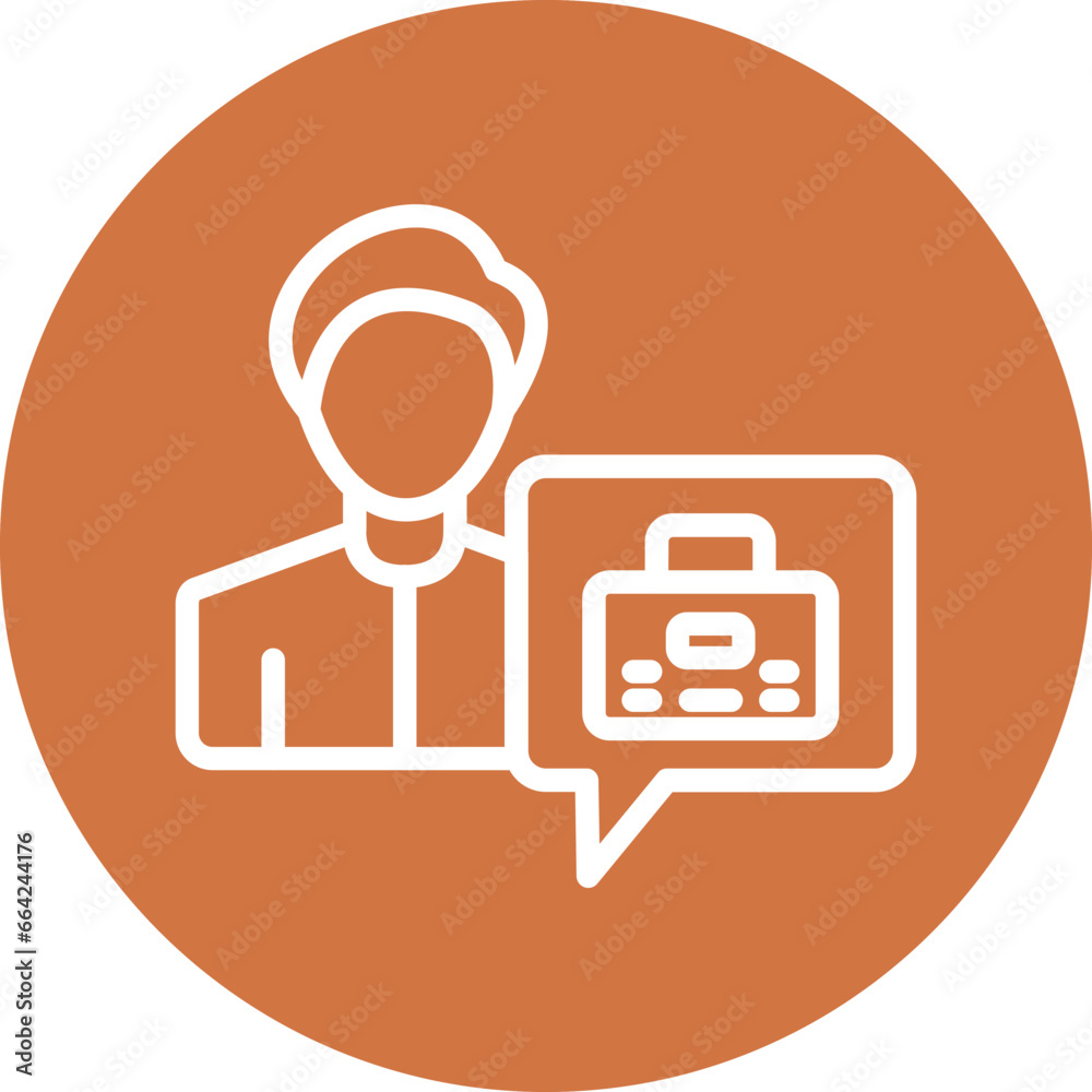 Vector Design Job Seeker Male Icon Style Vector Design Job Seeker Male Icon Style