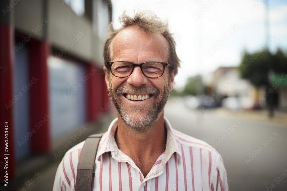 a man smile at camera a man smile at camera