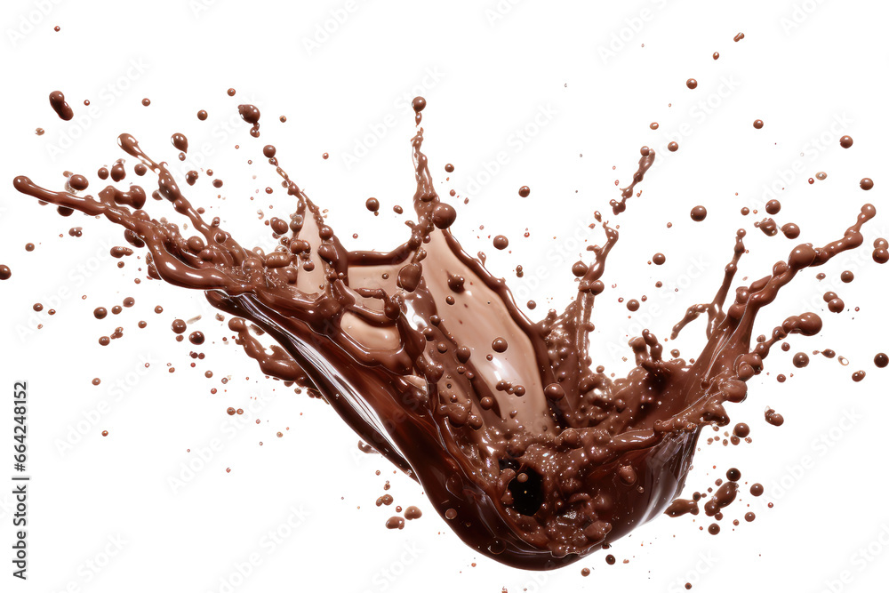 Tempting dessert photography, featuring a decadent chocolate splash. An artful portrayal of mouthwatering sweetness. Tempting dessert photography, featuring a decadent chocolate splash. An artful portrayal of mouthwatering sweetness.