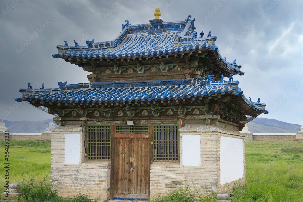 Fototapeta premium Stunning view of Erdene Zu Monastery in Kharkhorin, Mongolia