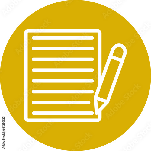 Content Writing Icon Style