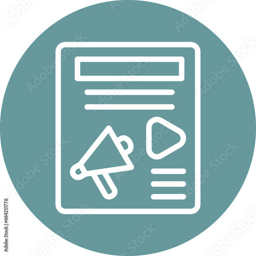 Advertorial Icon Style