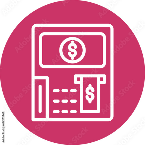 Atm Fees Icon Style