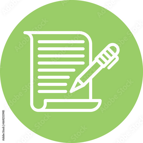 Copywriter Icon Style