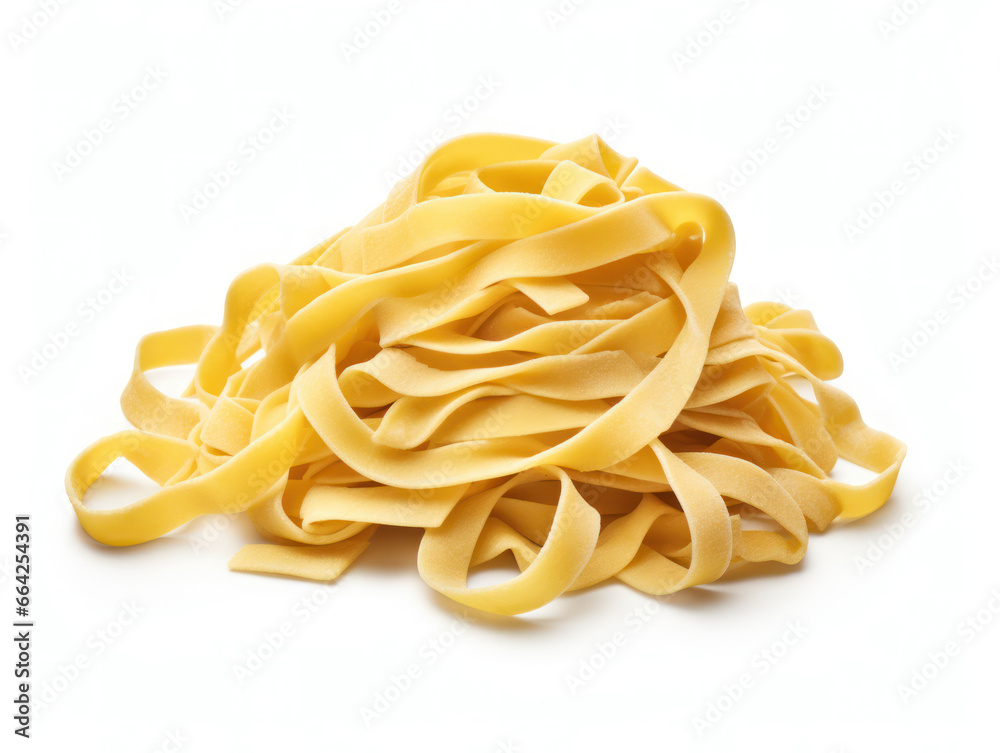 Pasta Studio Shot Isolated on Clear Background, Food Photography, Generative AI