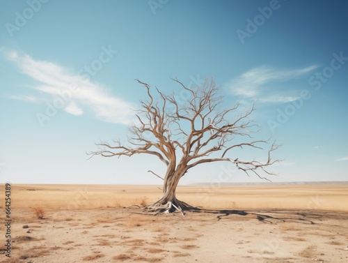 Photography of dry land and tree © HolineCavey